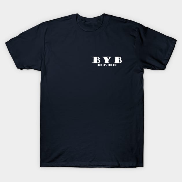 BYB Established 2010 Heart design T-Shirt by Bleeding Yankee Blue